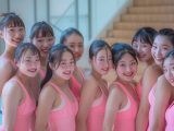 宮崎県　体操部　集合写真　#部活　#新体操部　#体操部　#AI美少女　　