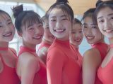 秋田県　新体操部　集合写真　#部活　#新体操部　#体操部　#AI美少女　　